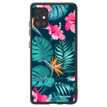 Picasee ULTIMATE CASE Samsung Galaxy A51 A515F - készülékre - Pink Monstera