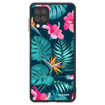 Picasee ULTIMATE CASE Samsung Galaxy A12 A125F - készülékre - Pink Monstera