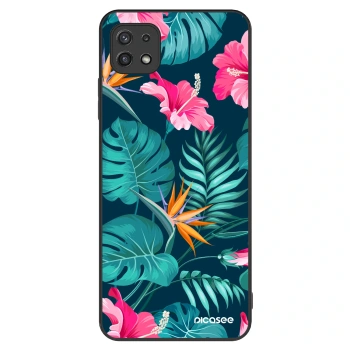 Szilikon tok erre a típusra Samsung Galaxy A22 A226B 5G - Pink Monstera