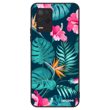 Szilikon tok erre a típusra Realme 8 5G - Pink Monstera
