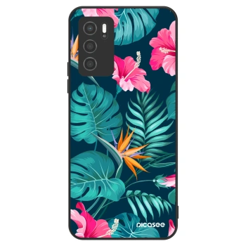 Szilikon tok erre a típusra OPPO A16s - Pink Monstera