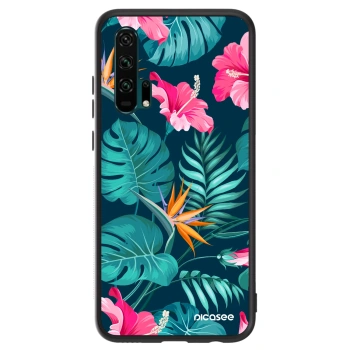 Szilikon tok erre a típusra Honor 20 Pro - Pink Monstera