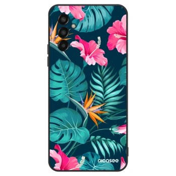 Szilikon tok erre a típusra Samsung Galaxy M13 M135F - Pink Monstera