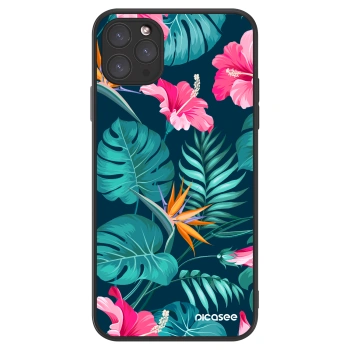 Picasee ULTIMATE CASE MagSafe Apple iPhone 11 Pro Max - készülékre - Pink Monstera