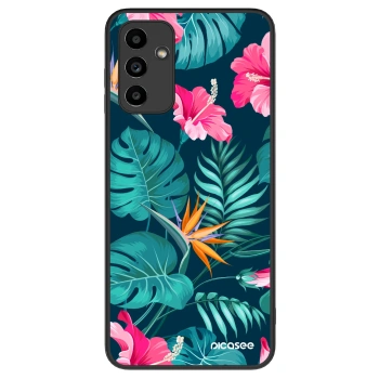 Szilikon tok erre a típusra Samsung Galaxy A04s A047F - Pink Monstera