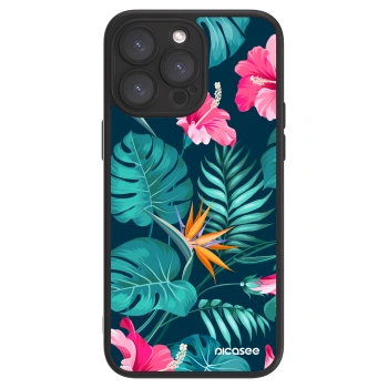 Picasee ULTIMATE CASE MagSafe Apple iPhone 15 Pro Max - készülékre - Pink Monstera