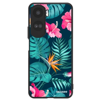 Szilikon tok erre a típusra Honor 90 Lite 5G - Pink Monstera