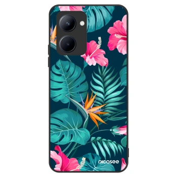 Szilikon tok erre a típusra Realme C33 (2023) - Pink Monstera