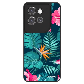 Szilikon tok erre a típusra Motorola Edge 50 Neo - Pink Monstera