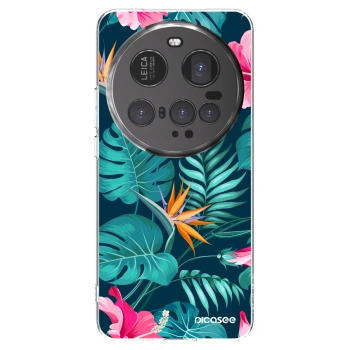 Picasee átlátszó szilikon tok az alábbi mobiltelefonokra Xiaomi 15 Ultra - Pink Monstera