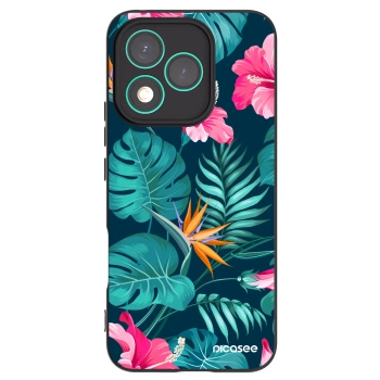 Picasee fekete szilikon tok az alábbi mobiltelefonokra Honor 400 Lite 5G - Pink Monstera