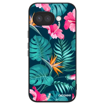 Szilikon tok erre a típusra Google Pixel 9a - Pink Monstera
