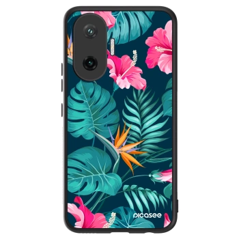 Szilikon tok erre a típusra Xiaomi Poco F7 Pro 5G - Pink Monstera
