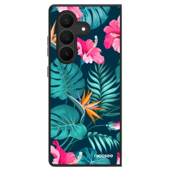 Szilikon tok erre a típusra Samsung Galaxy Z Fold7 5G - Pink Monstera