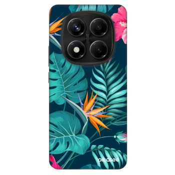 Szilikon tok erre a típusra Xiaomi Redmi Note 14 Pro 5G - Pink Monstera