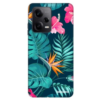 Szilikon tok erre a típusra Xiaomi Redmi Note 12 Pro 5G - Pink Monstera