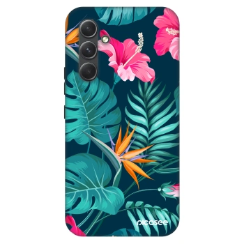 Szilikon tok erre a típusra Samsung Galaxy A54 5G A546B - Pink Monstera