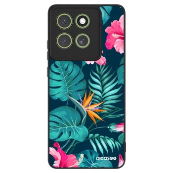 Szilikon tok erre a típusra Motorola Moto G86 5G - Pink Monstera