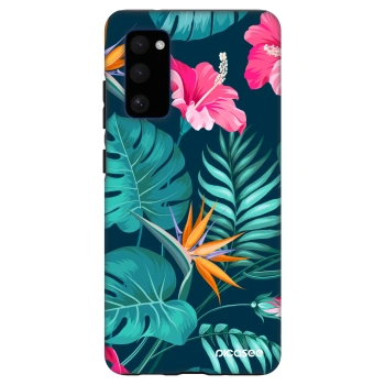 Szilikon tok erre a típusra Samsung Galaxy S20 FE - Pink Monstera