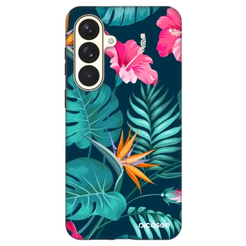 Szilikon tok erre a típusra Samsung Galaxy S26+ - Pink Monstera