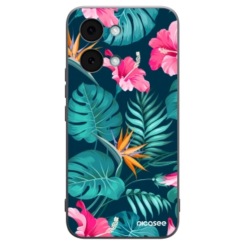 Picasee fekete szilikon tok az alábbi mobiltelefonokra Xiaomi Poco X8 Pro Max - Pink Monstera