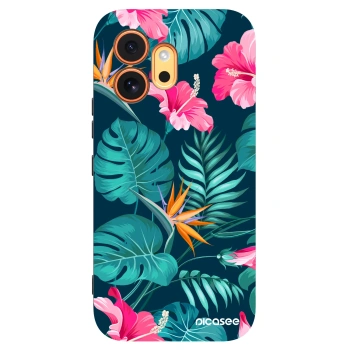 Picasee fekete szilikon tok az alábbi mobiltelefonokra Honor 600 - Pink Monstera
