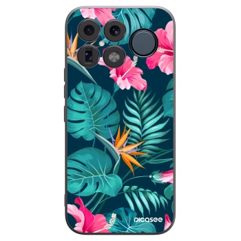 Picasee fekete szilikon tok az alábbi mobiltelefonokra Xiaomi Poco F8 Ultra - Pink Monstera