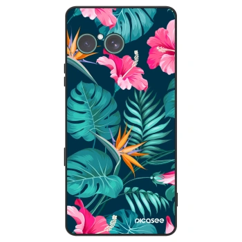 Szilikon tok erre a típusra Sony Xperia 10 VII - Pink Monstera