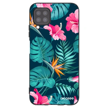 Picasee fekete szilikon tok az alábbi mobiltelefonokra Huawei P40 Lite - Pink Monstera