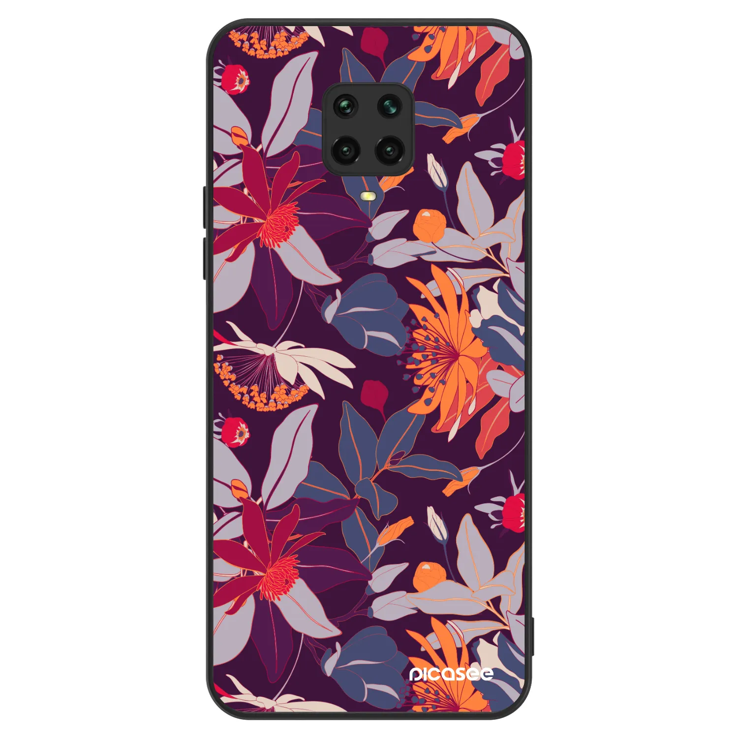Picasee ULTIMATE CASE Xiaomi Redmi Note 9 Pro - készülékre - Purple Leaf