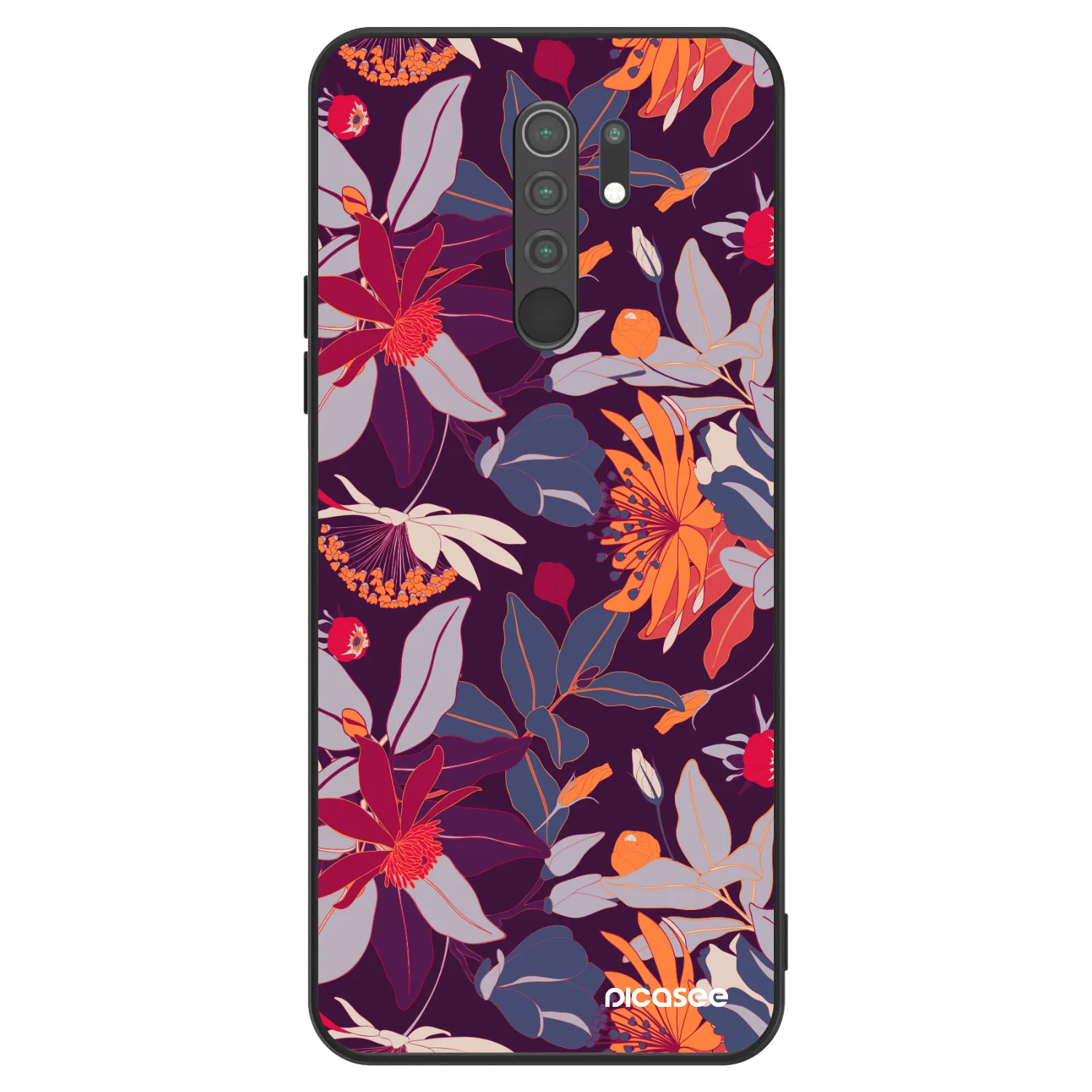 Picasee ULTIMATE CASE Xiaomi Redmi 9 - készülékre - Purple Leaf