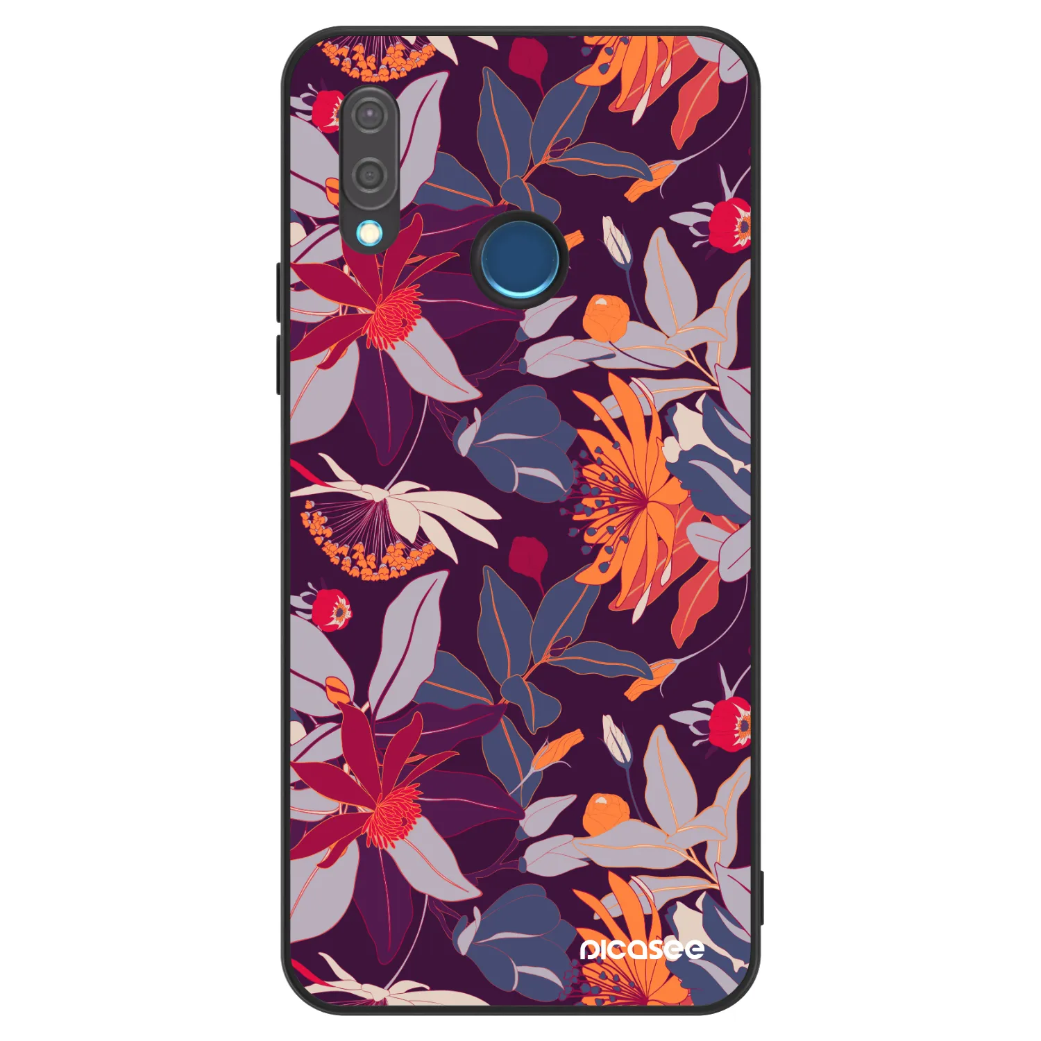 Picasee ULTIMATE CASE Huawei P20 Lite - készülékre - Purple Leaf