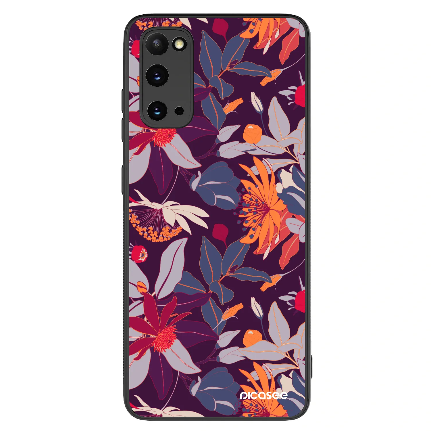 Picasee ULTIMATE CASE Samsung Galaxy S20 G980F - készülékre - Purple Leaf