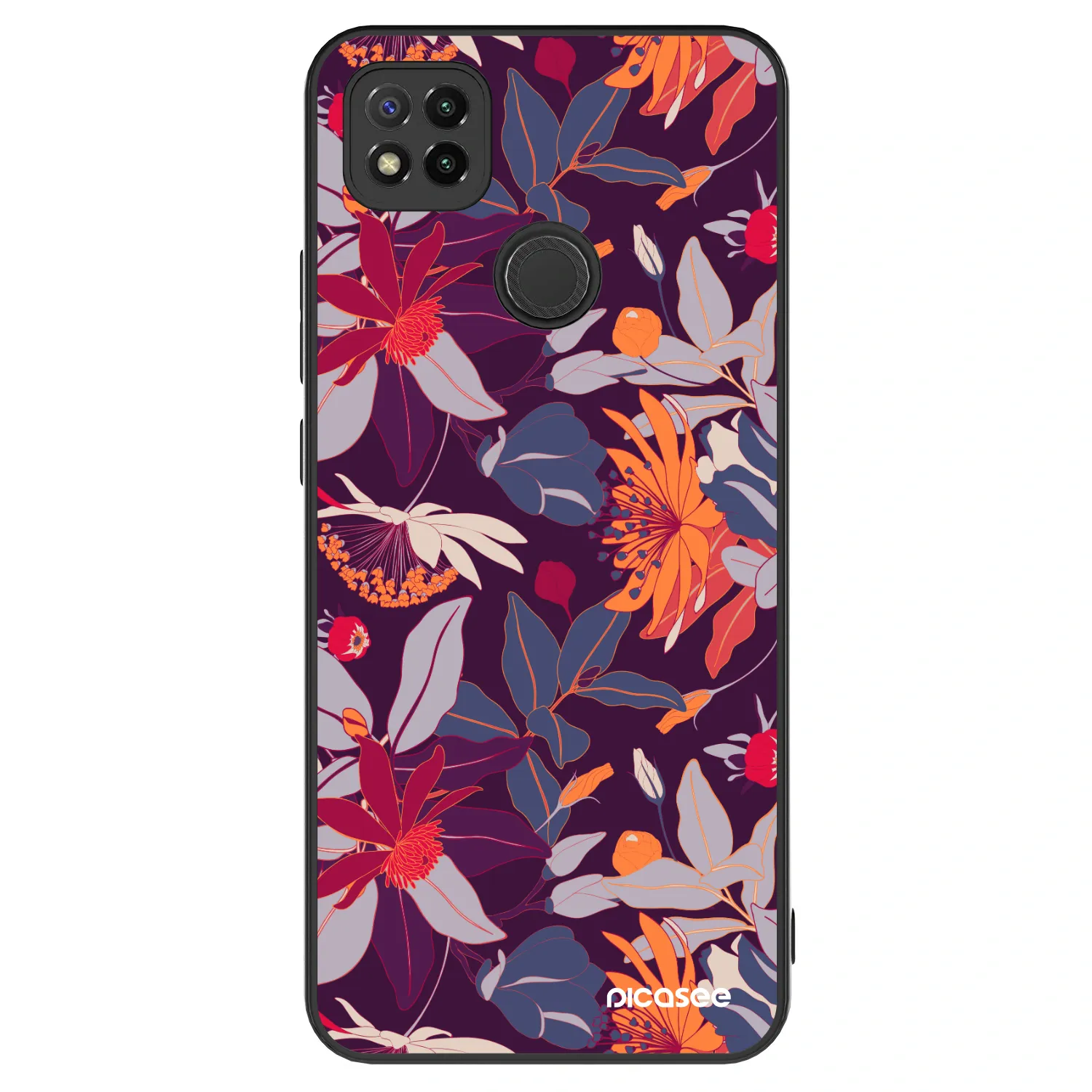 Picasee ULTIMATE CASE Xiaomi Redmi 9C - készülékre - Purple Leaf