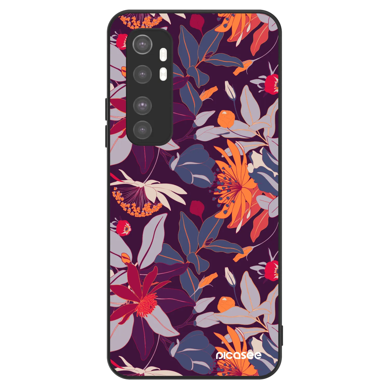 Picasee ULTIMATE CASE Xiaomi Mi Note 10 Lite - készülékre - Purple Leaf