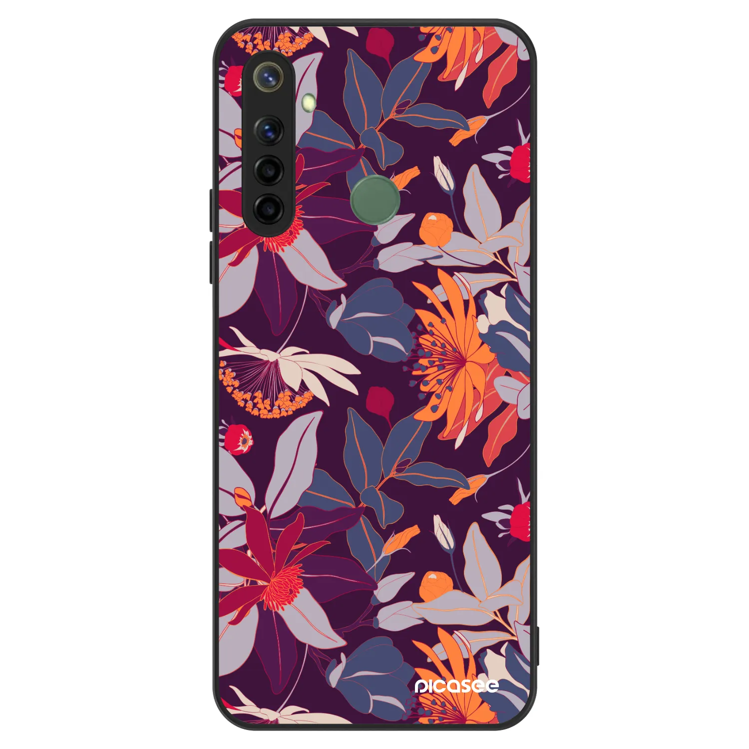 Picasee ULTIMATE CASE Realme 6i - készülékre - Purple Leaf
