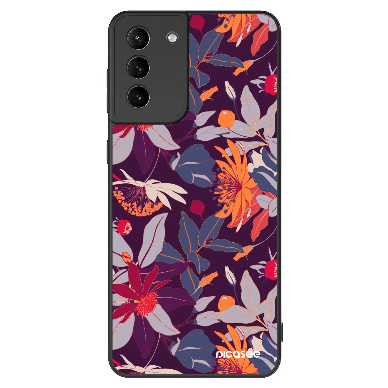 Picasee ULTIMATE CASE Samsung Galaxy S21+ 5G G996F - készülékre - Purple Leaf