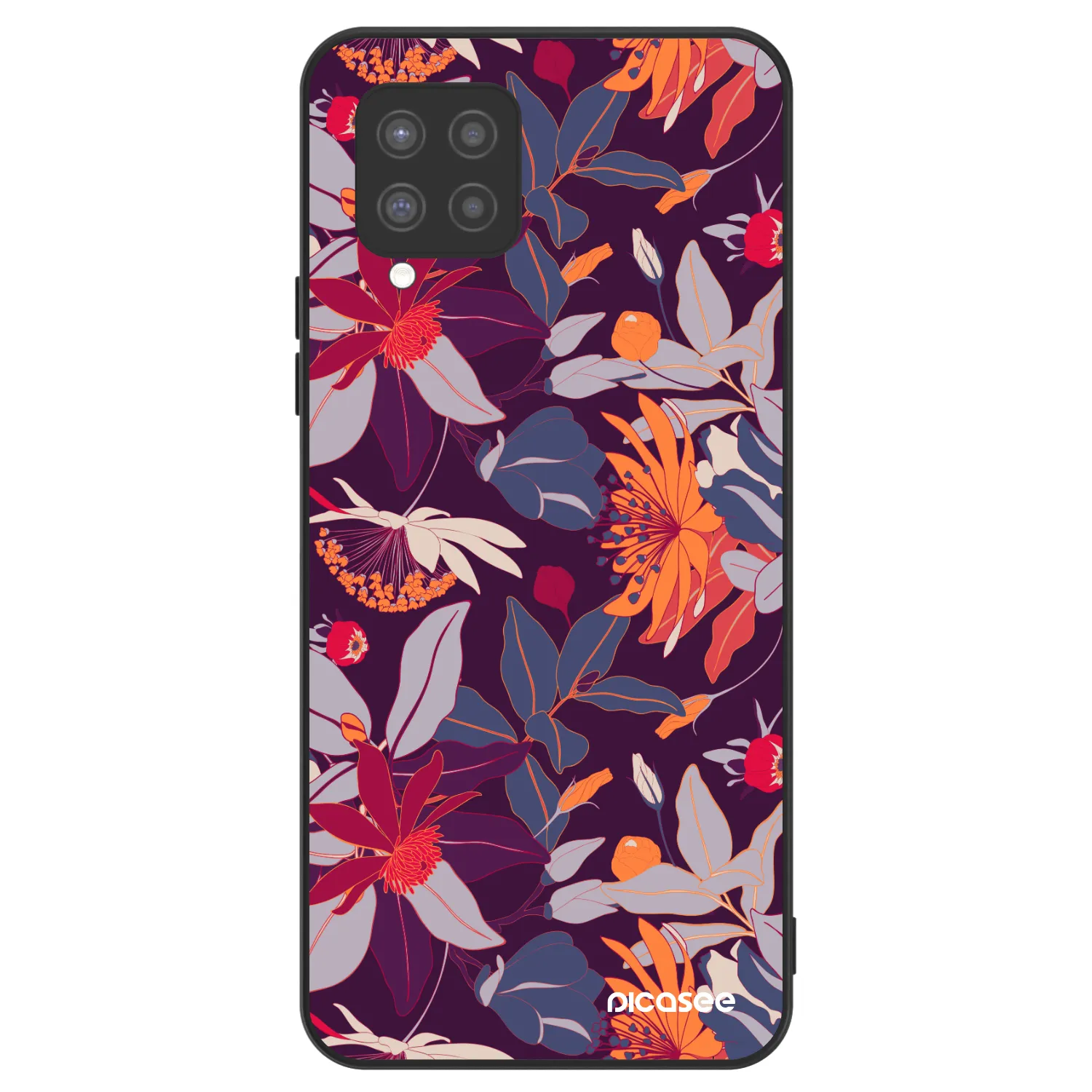 Picasee ULTIMATE CASE Samsung Galaxy A42 A426B - készülékre - Purple Leaf