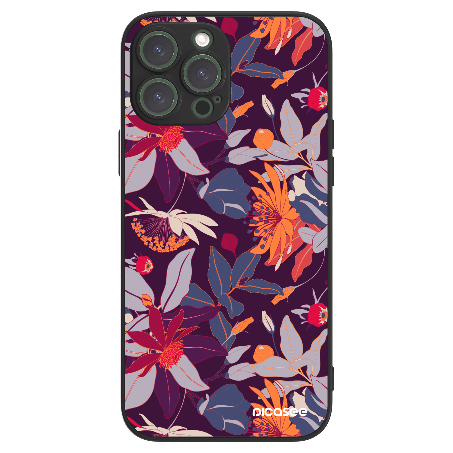 Picasee ULTIMATE CASE Apple iPhone 13 Pro Max - készülékre - Purple Leaf