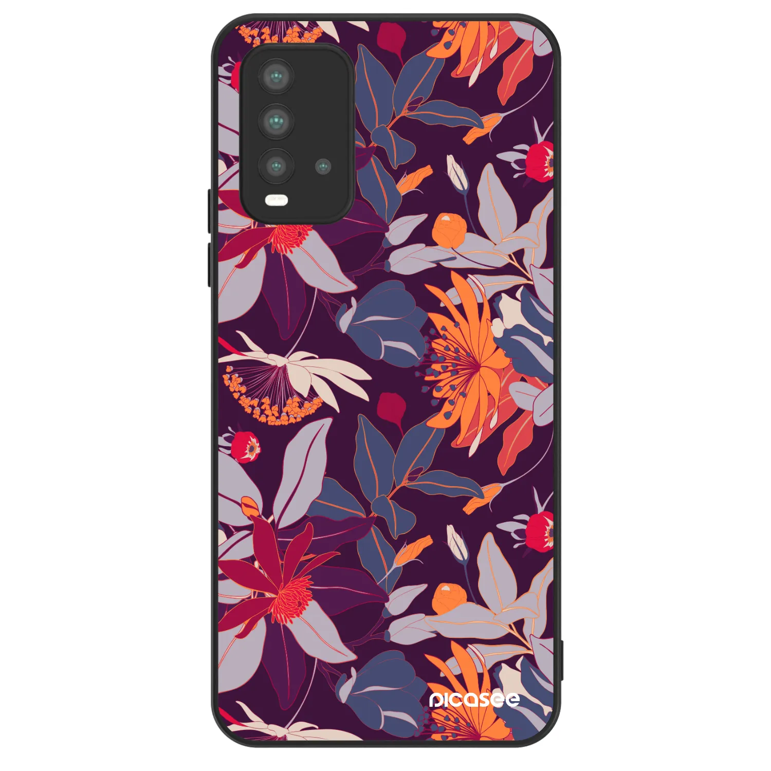 Picasee ULTIMATE CASE Xiaomi Redmi 9T - készülékre - Purple Leaf