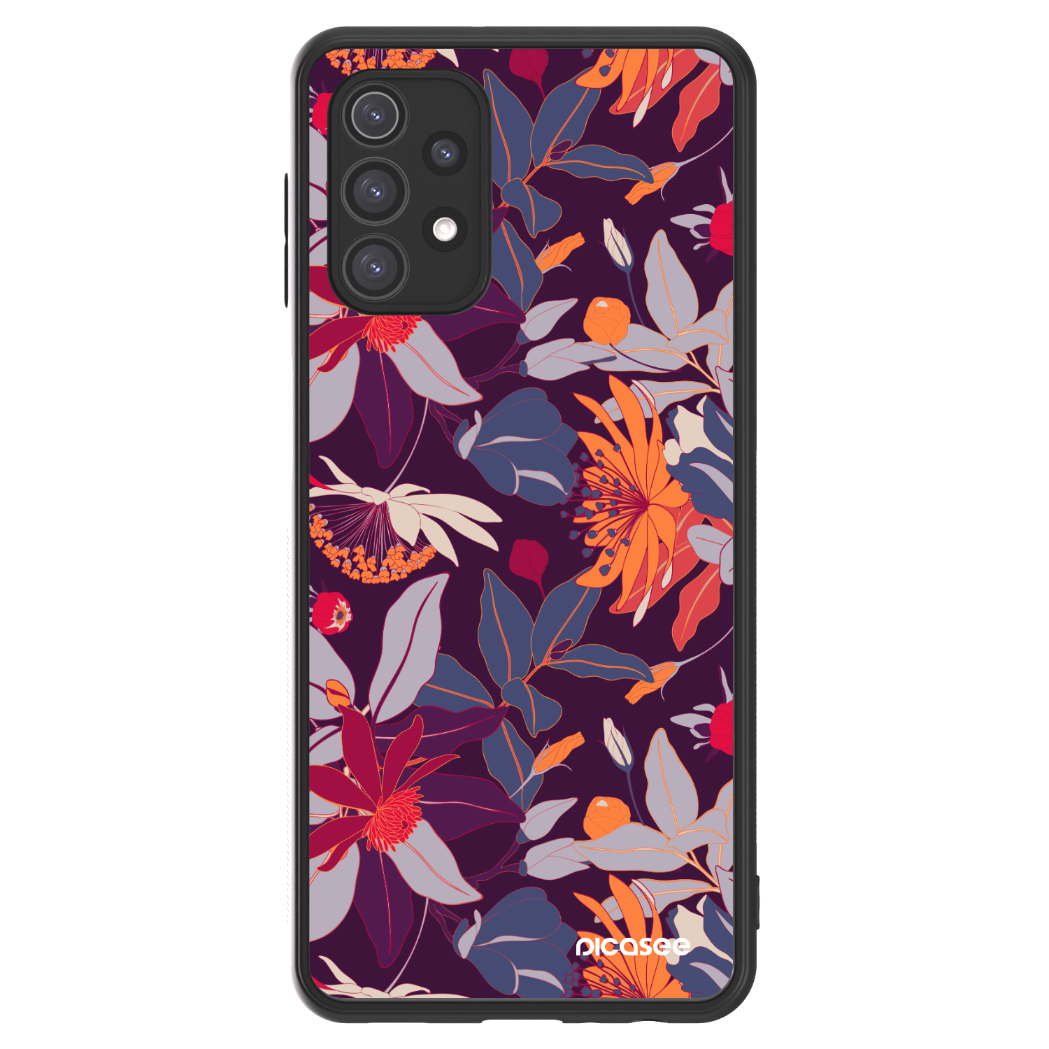 Picasee ULTIMATE CASE Samsung Galaxy A32 5G A326B - készülékre - Purple Leaf