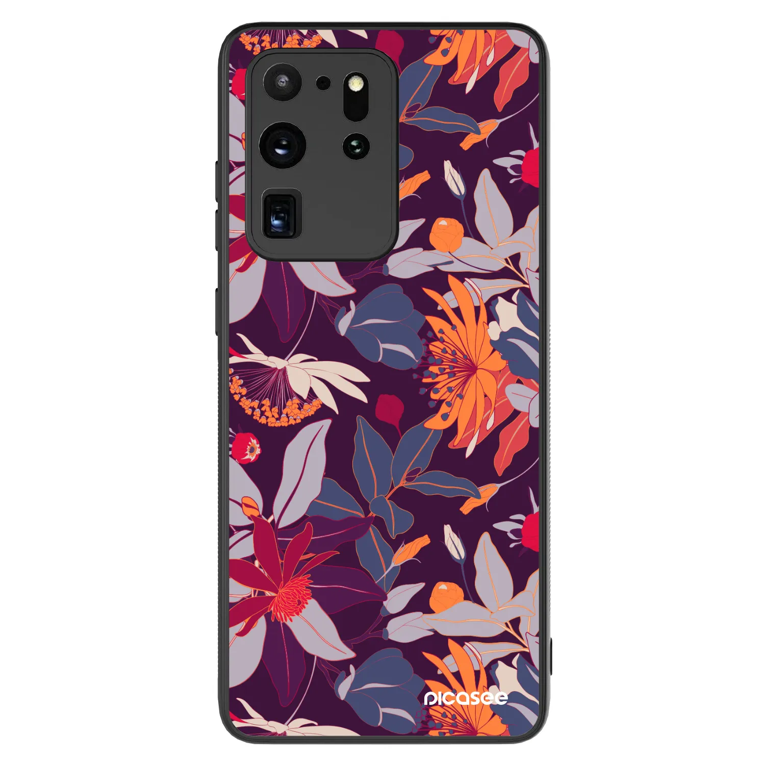 Picasee ULTIMATE CASE Samsung Galaxy S20 Ultra 5G G988F - készülékre - Purple Leaf