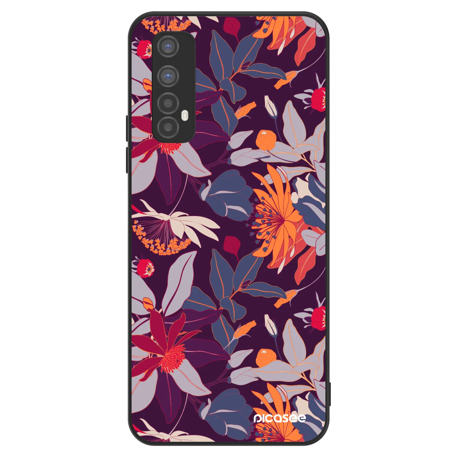 Picasee ULTIMATE CASE Realme 7 - készülékre - Purple Leaf