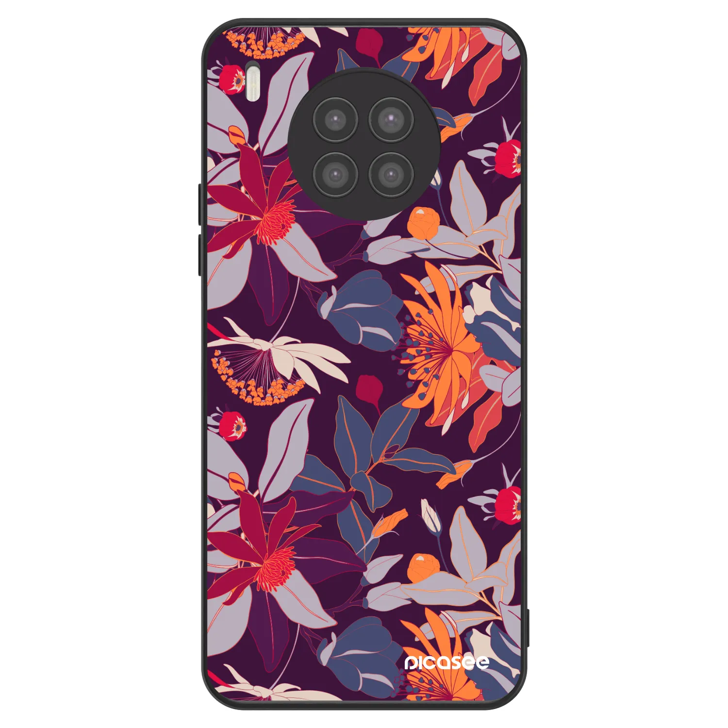 Picasee ULTIMATE CASE Huawei Nova 8i - készülékre - Purple Leaf
