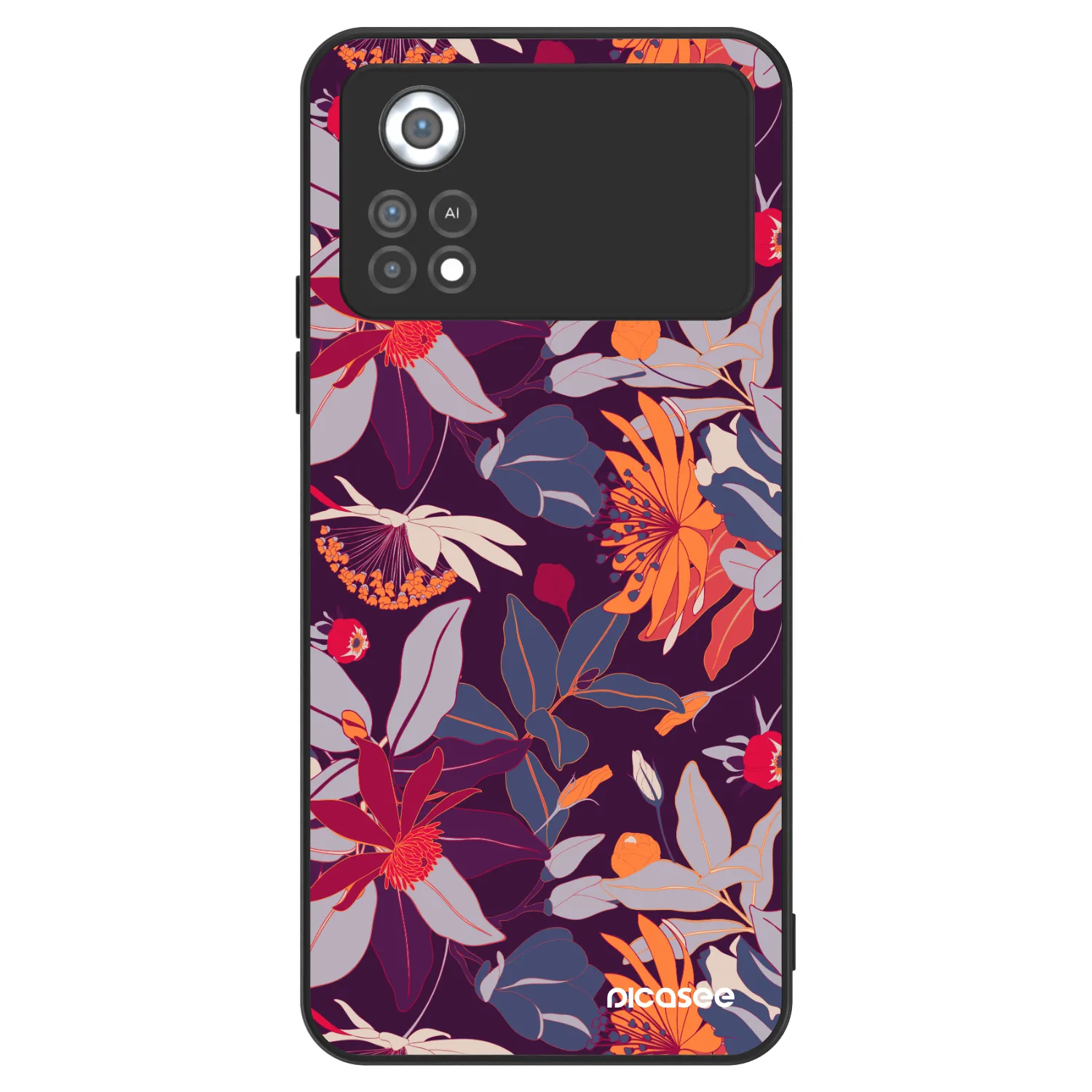 Picasee ULTIMATE CASE Xiaomi Poco X4 Pro 5G - készülékre - Purple Leaf