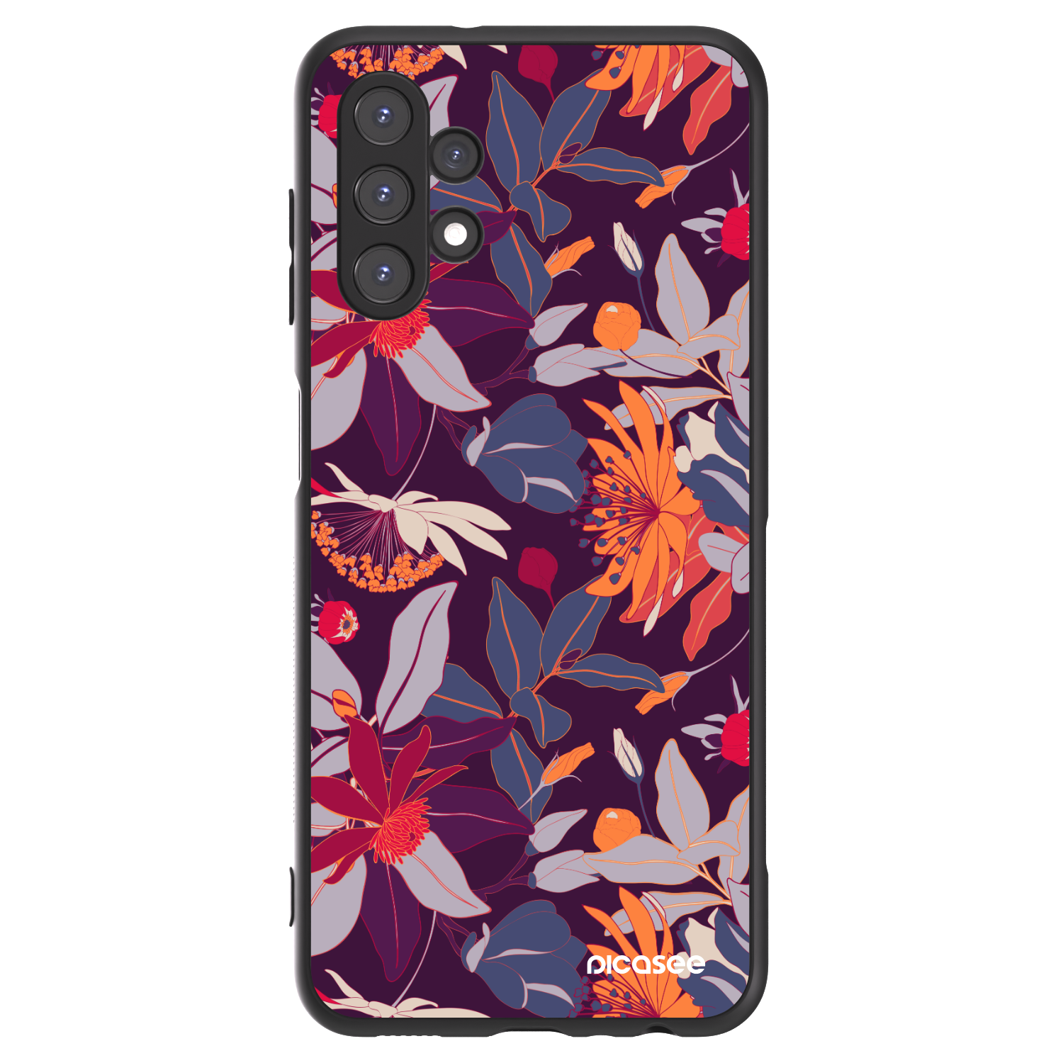 Picasee ULTIMATE CASE Samsung Galaxy A13 4G A135 - készülékre - Purple Leaf