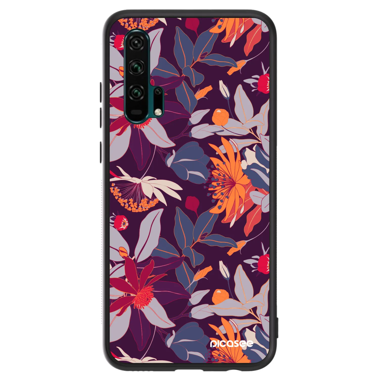 Picasee ULTIMATE CASE Honor 20 Pro - készülékre - Purple Leaf