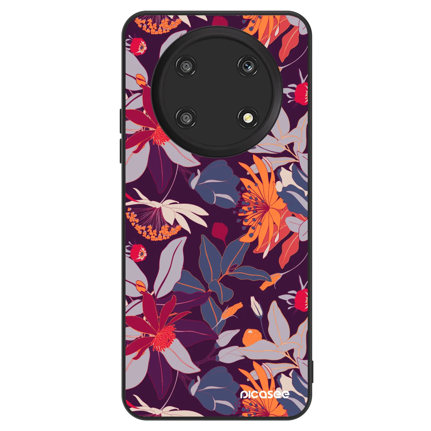 Picasee ULTIMATE CASE Honor Magic4 Lite 5G - készülékre - Purple Leaf