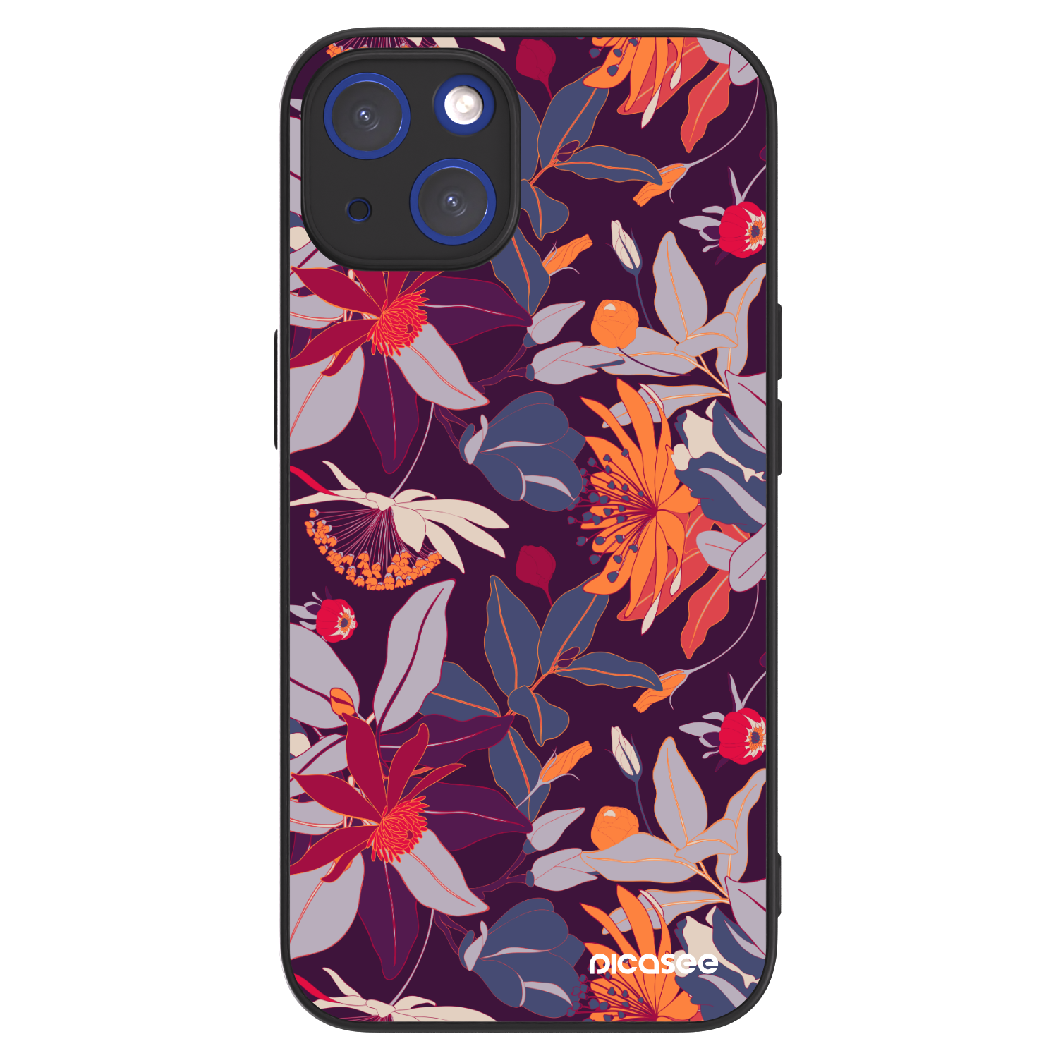 Picasee ULTIMATE CASE Apple iPhone 14 - készülékre - Purple Leaf