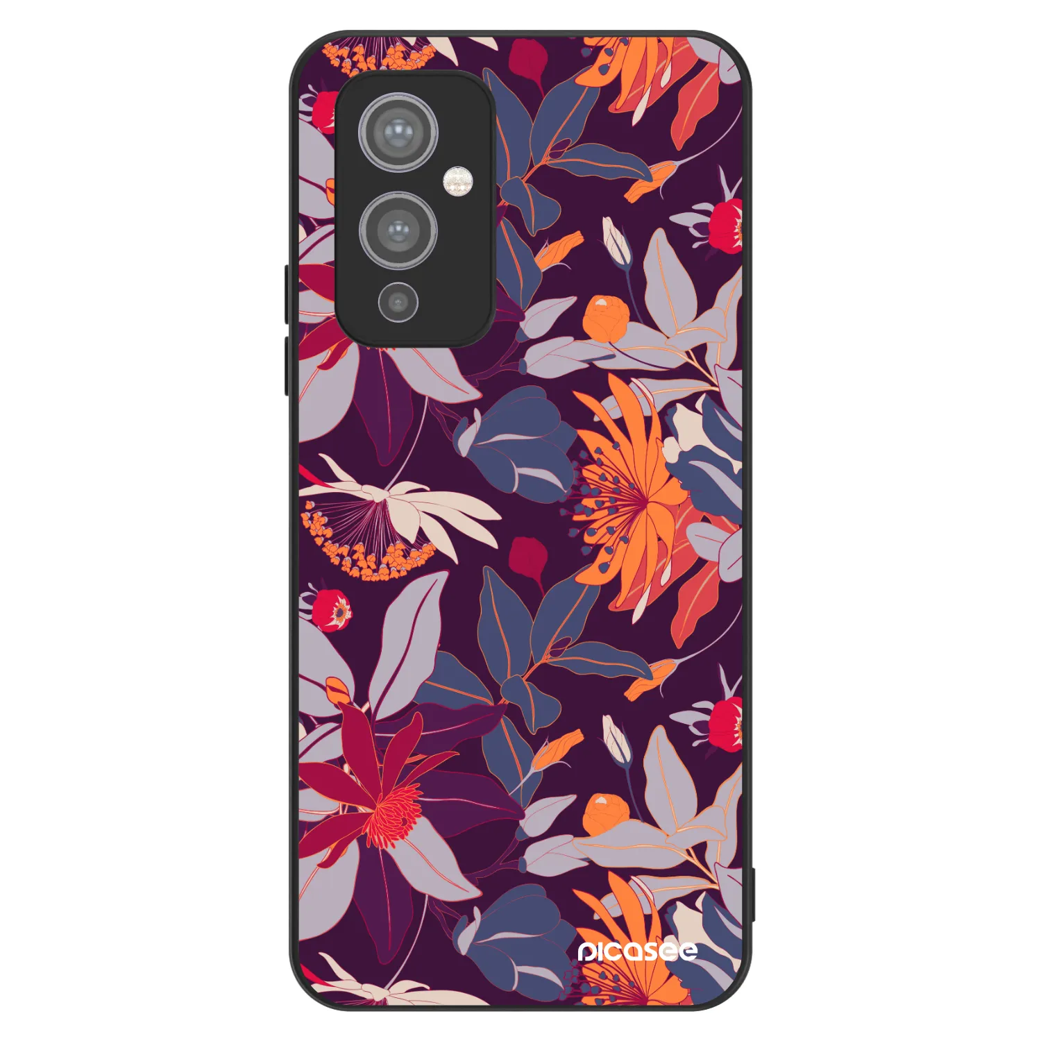 Picasee ULTIMATE CASE OnePlus 9 - készülékre - Purple Leaf